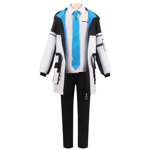 Taoyuany Blue Archive Cosplay Tendou Arisu Uniform Damen Kleid Anime Herren Kostüm, Tendou Arisu Mantel Anime Halloween Kostüm Karneval Outfit von Taoyuany