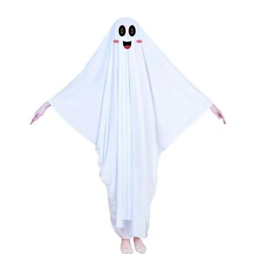 Taoyuany Halloween Kostüm Gespenst Erwachsene Geist Kostüm Kürbis Laterne Halloween Ghost Costume Gespenst Cosplay Für Karneval von Taoyuany