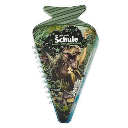 Tapirella Schultüte Kratzblock Kinder, Dino, 8 Kratzbilder, 4 Zauberseiten, 2 Stickerseiten, 1 Kratzstift, Einschulung, 1. Klasse, Schulanfang von Lutz Mauder Verlag Tapirella Schultüte Kratzblock Kinder, Dino, 8 Kratzbilder, 4 Zauberseiten, 2 Stickerseiten, 1 Kratzstift, Einschulung, 1. Klasse, Schulanfang von Lutz Mauder Verlag von Tapirella