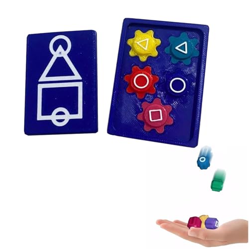 Tarange Gonggi Korean Game | Gonggi Jack Stone Pebbles Set Handspiel Mit Bunt Steinchen Gonggi Jack Gonggi Traditionelles Koreanisches Spiel Klassischer Hand-Auge-Koordinationsspaß (Blaue Basis) von Tarange