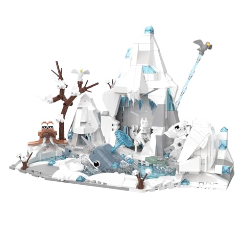 Tarcury Arktische Gletscherwelt Baukasten - 898 STK Spielzeugset mit Walen, Seelöwen, Eisbergen, Kleinen Fischen & Arktischem Fuchs, für Kinder Ab 8 Jahren Tarcury Arktische Gletscherwelt Baukasten - 898 STK Spielzeugset mit Walen, Seelöwen, Eisbergen, Kleinen Fischen & Arktischem Fuchs, für Kinder Ab 8 Jahren von Tarcury