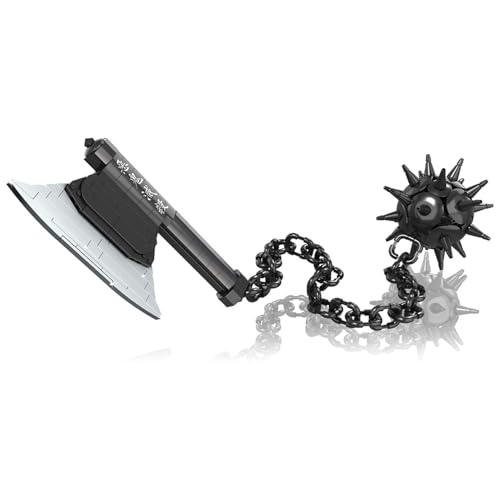 Tarcury Baustein Modellbausatz - Himejima Gyomei Waffe Stachelflegel & Axt 779 Teile, 101,3 cm Anime Schwert Katana Cosplay Sammlung Ausstellungsset Tarcury Baustein Modellbausatz - Himejima Gyomei Waffe Stachelflegel & Axt 779 Teile, 101,3 cm Anime Schwert Katana Cosplay Sammlung Ausstellungsset von Tarcury