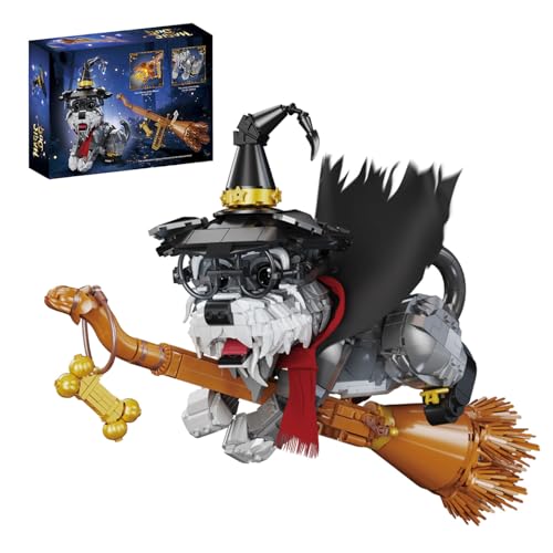 Tarcury Magic Dog Schnauzer Baukasten, 1298 Teile Bausteine, Besenstiel-Modellspielzeug für Alter 8+ Tarcury Magic Dog Schnauzer Baukasten, 1298 Teile Bausteine, Besenstiel-Modellspielzeug für Alter 8+ von Tarcury