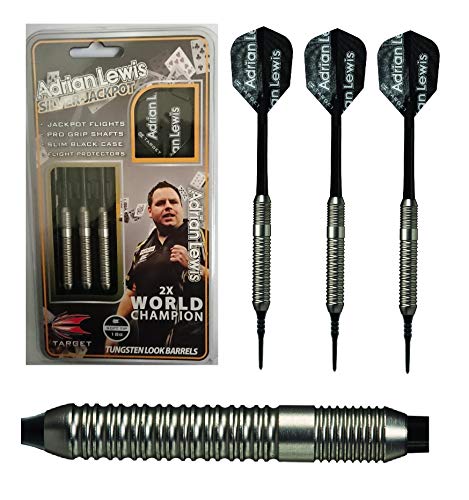 TARGET 100540 Adrian Lewis Silber Jackpot 18g Weiche Spitze Darts von Target Darts