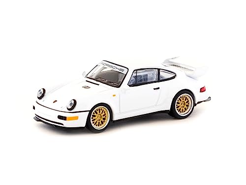 Tarmac T64S-003-WH Porsche 911 RSR 3.8 weiss Maßstab 1:64 Modellauto Schuco von Tarmac Works