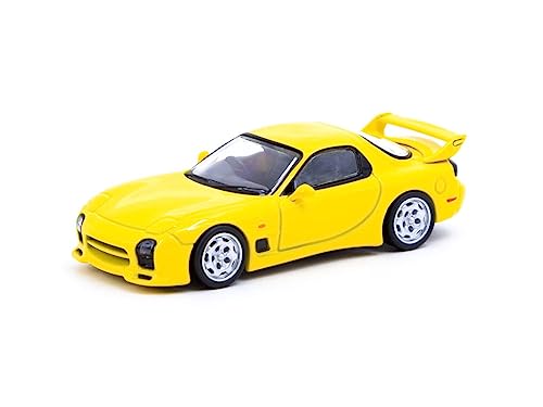 Tarmac T64G-012-YL Mazda RX-7 (FD3S) Mazdaspeed A-Spec gelb Maßstab 1:64 Modellauto von Tarmac Works