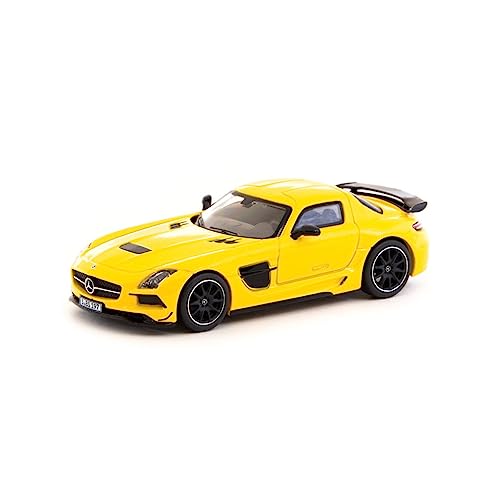 Tarmac T64G-027-YL Mercedes-Benz SLS AMG Coupé Black Series gelb metallic Global64 Maßstab 1:64 Modellauto von Tarmac Works