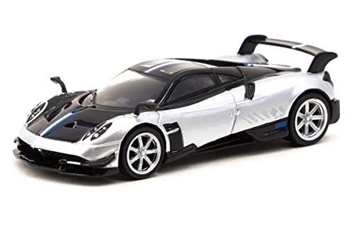 Tarmac T64G-TL014-SL Pagani Huayra BC Grigio Mercurio Silber Maßstab 1:64 Modellauto von Tarmac Works