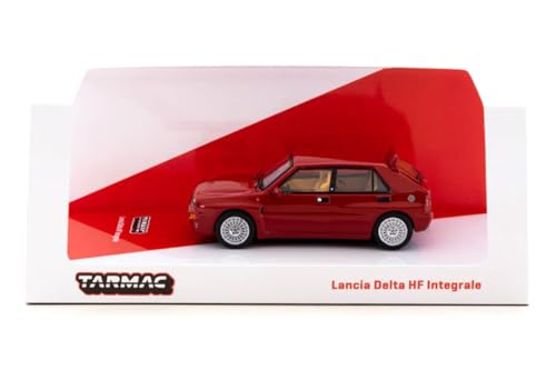 Tarmac T64R-TL049-RED Lancia Delta HF Integrale rot Road64 Maßstab 1:64 Modellauto von Tarmac Works