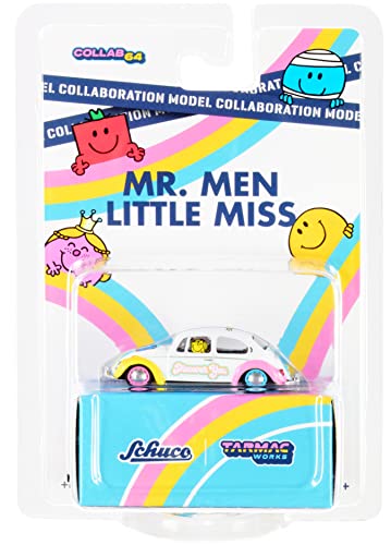 Tarmac T64S-006-MMLM Volkswagen Käfer Mr. Men & Little Miss weiss Maßstab 1:64 Collab mit Schuco von Tarmac Works