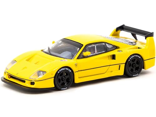 Tarmac Works F40 LM Yellow Road64 Series 1/64 Diecast Model T64R-075-YL von Tarmac Works