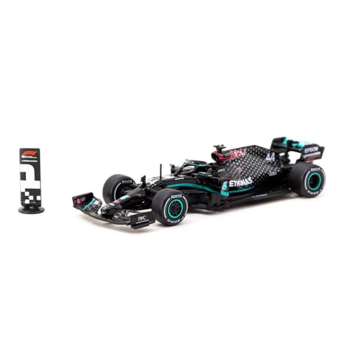 Tarmac Works LEWIS HAMILTON Modellauto F1 Formula 1 AMG W11 EQ Performance - Gewinner British GP 2020 - Global64 - Maßstab 1:64-8cm von Tarmac Works