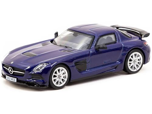 Tarmac Works SLS AMG Coupe Black Series Blue Metallic SHMEE150 Global64 Series 1/64 Diecast Model T64G-027-SHMEE von Tarmac Works