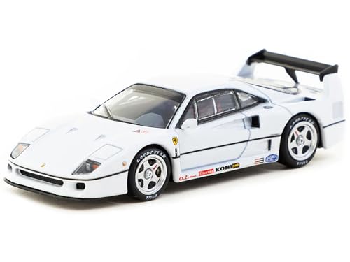 Tarmac Works T64R-076-WH F40 White Road64 Series 1/64 Diecast Modellauto von Tarmac Works