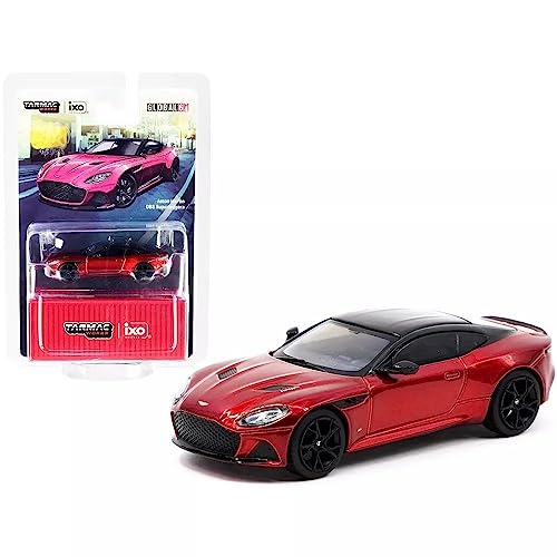 Tarmac T64G-004-RE Aston Martin DBS Superleggera rot metallic Maßstab 1:64 Modellauto IXO von Tarmac Works