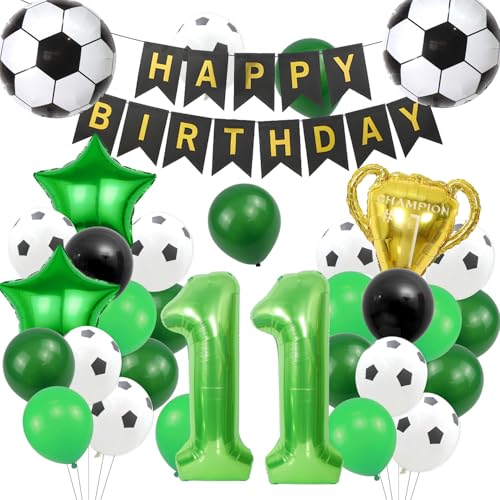 Fussball Deko Geburtstag Luftballon 11 - Taskicraft Fussball Deko Geburtstag Kinder 11 Geburtstag Junge Fussball Luftballon 11. Geburtstag Luftballon Deko Fußball Luftballon 11 Jahre Geburtstag Party von Taskicraft