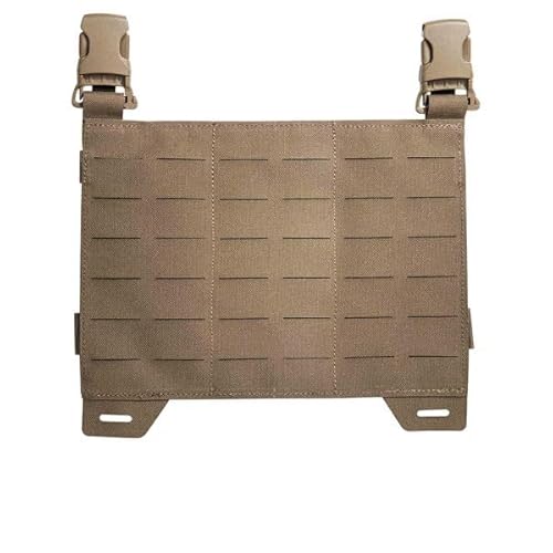 Tasmanian Tiger TT Carrier Panel LC Austausch-Frontpanel mit Lasercut-Molle System für Plattenträger, Coyote Brown von Tasmanian Tiger