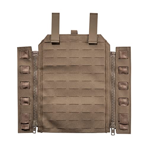 Tasmanian Tiger TT Molle Panel ZP Austausch-Panel für Plattenträger, Wechsel-Panel für Plate Carrier mit Reißverschluss- oder Molle Befestigung, Coyote Brown von Tasmanian Tiger