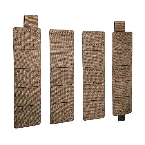 Tasmanian Tiger TT SGL MOLLE Adapter Set VL zur Befestigung von Molle-kompatiblen Pouches an Klettflächen, Coyote Brown von Tasmanian Tiger