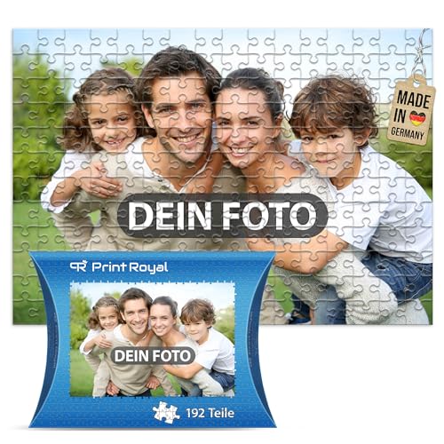 Foto-Puzzle 24-1000 Teile/inkl. Verpackung/mit eigenem Bild Bedrucken Lassen - 192 Teile - Kartonverpackung von Tassendruck