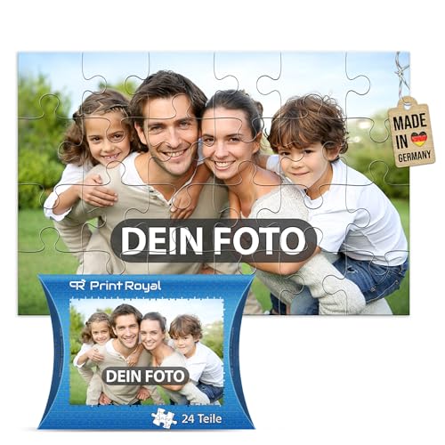 Foto-Puzzle 24-1000 Teile/inkl. Verpackung/mit eigenem Bild Bedrucken Lassen - 24 Teile - Kartonverpackung von Tassendruck