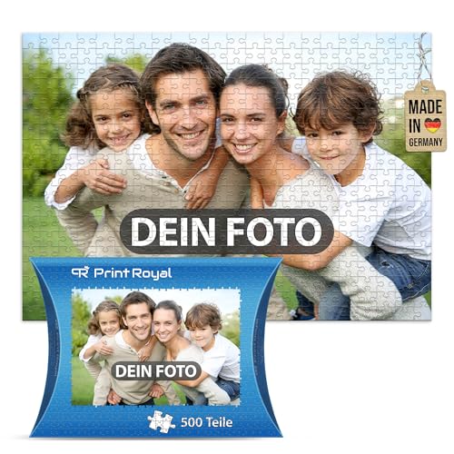 Foto-Puzzle 24-1000 Teile/inkl. Verpackung/mit eigenem Bild Bedrucken Lassen - 500 Teile - Kartonverpackung von Tassendruck