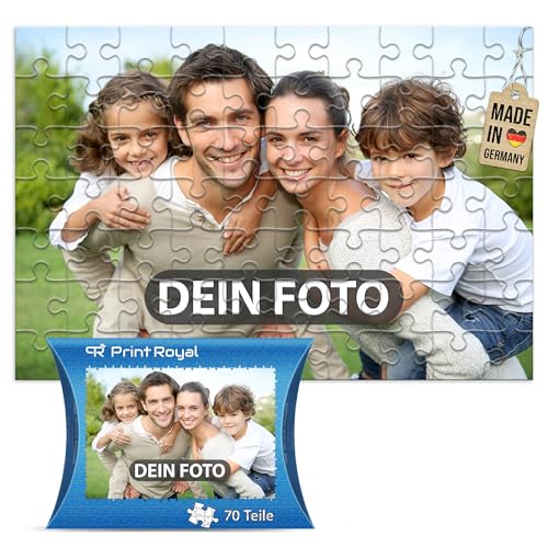 Foto-Puzzle 24-1000 Teile/inkl. Verpackung/mit eigenem Bild Bedrucken Lassen - 70 Teile - Kartonverpackung von Tassendruck