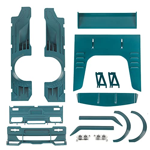 Tassety Breiter Körper, niedrig liegend, umgebener Heckflügelspoiler-Set, für D12 1/10 RC Auto, Upgrade-Teile, Dekorationsset, 3 von Tassety