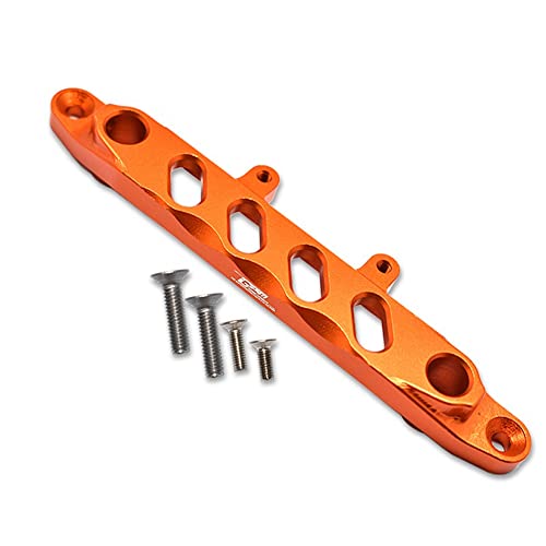 Tassety Metall-Frontrahmen-Stützsäule für AXIAL SCX6 AXI05000 1/6 RC Crawler Auto, Upgrade-Teile, Orange von Tassety