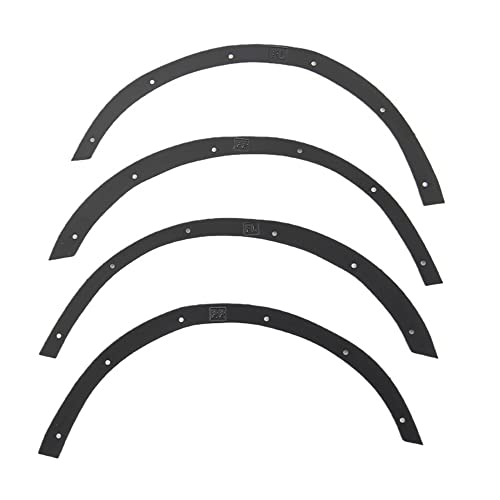 Tassety Metallgehäuse, Rad, Augenbrauen-Seitenschutz für TRX4 2021 1/10 RC Crawler Car Upgrade-Teile, B von Tassety