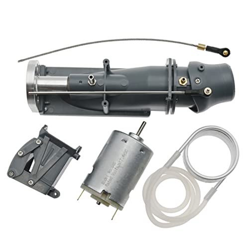 Tassety Water Jet Thruster Power Sprayer Pump Wasserstrahlpumpe mit 540 Motor + Wasserkühlung Jacke Set für RC Jet Boot von Tassety