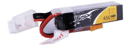 Tattu Modellbau-Akkupack (LiPo) 11.1V 450 mAh Zellen-Zahl: 3 75 C Softcase XT30 von Tattu