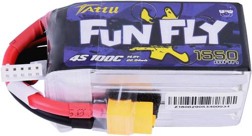 Tattu Modellbau-Akkupack (LiPo) 14.8V 1550 mAh Zellen-Zahl: 4 100 C Softcase XT60 von Tattu