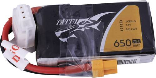 Tattu Modellbau-Akkupack (LiPo) 7.4V 650 mAh Zellen-Zahl: 2 75 C Softcase XT30 von Tattu