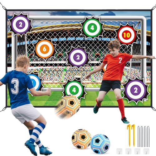 Taufe Fußball Spielset für Kinder, Fußballspielset Fussball Geschenke Jungen Geburtstag fußball Spielzeug fußball zubehör Kinder Fussball Geburtstag Geschenke für Jungen Mädchen von Taufe