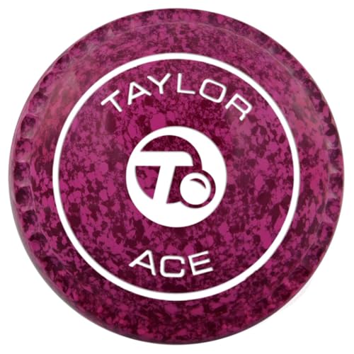 Taylor ACE Coloured Raspberry Ripple - Set of 4, Heavy, Size 2, Progrip von Taylor Bowls