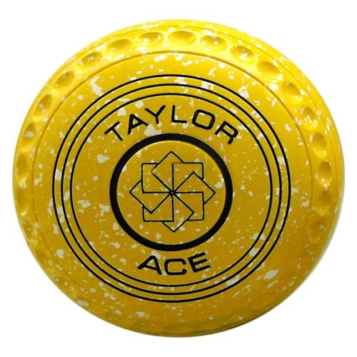 Taylor ACE Coloured Yellow Sherbet - Set of 4, Heavy, Size 3, Progrip von Taylor Bowls