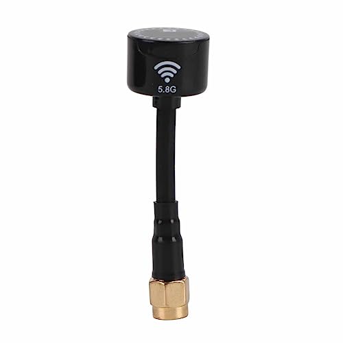 5,8 GHz Antenne, 5,8 GHz 3 DBi RHCP Stubby High Gain Antenne Super Mini RHCP für FPV Racing Drone RC Teile Zubehör (SMA-Innennadel) von Tbest