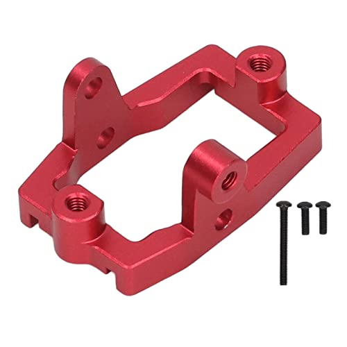 Metall-Servohalterung, Leichte RC-Crawler-Servohalterung, Entwickelt für 1/18 TRX4M RC Crawler (Rot) von Tbest