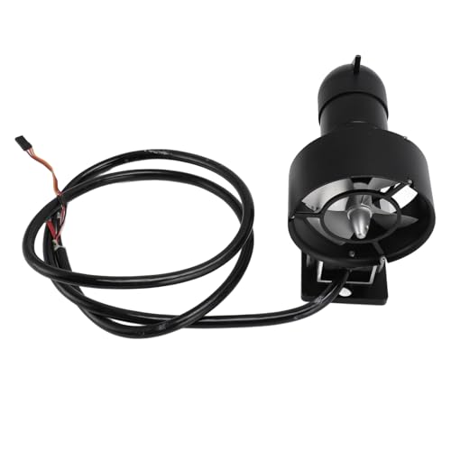 RC Thruster Underwater, Kyo 12et Aluminiumlegierung Unterwasser Thruster Bürstenloser Motor 11 Kg 4 Blade Im Controller -U -Boot -Propeller 12‑25,2 V für ROV Eingebaut (CCW) von Tbest