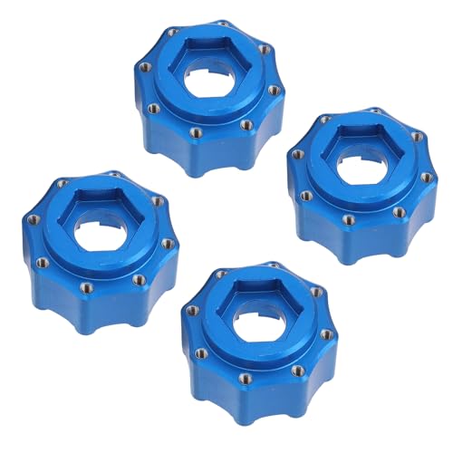 Tbest 17 Mm RC -Hex -Adapter, 4pcs Aluminiumlegierung 3,8 -Zoll -Reifenhex -Combiner -Hex -Adapter für RC -Zubehör (Blue) von Tbest