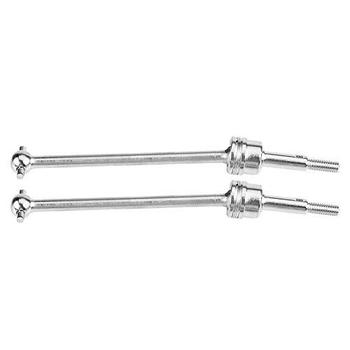 Tbest 1Pair Front Universal Drive Shaft CVD, Hoch Anwendbares Modellbasiertes Design, das von Modellliebhabern Bevorzugt Wird. (33204S Silber) von Tbest