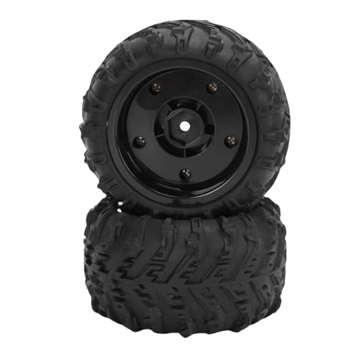 Tbest 2 Stück Rc Reifen, Universal Anti Slip 85mm Gummi Ersatz für Hbx 1/16 Modell Rc LKW Reifen Tbest 2 Stück Rc Reifen, Universal Anti Slip 85mm Gummi Ersatz für Hbx 1/16 Modell Rc LKW Reifen von Tbest