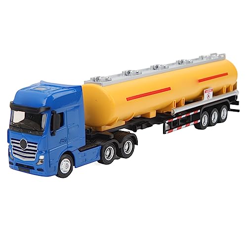 Tbest Öltanker-LKW, 1:50 Sattelzugmaschine, Spielzeugfahrzeuge, LKW-Spielzeug-Set, Transportfahrzeuge, LKW-Modell, Spielzeug für Jungen, Geschenke (Yellow) von Tbest