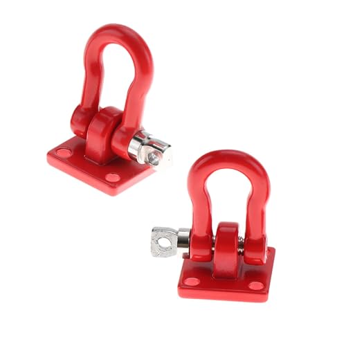 Tbest Outdoor Product 4 Stück Lock Catch für RC Climbing Cler Car Montage Ersetzen Sie Teile Modell Auto Schwarz Aries (Rot) von Tbest