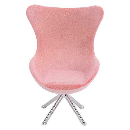 Tbest Puppenhausstuhl, Hochsimuliertes Miniatur-Mini-Sofa-Möbelmodell für 1:12 Puppenhaus (PINK) von Tbest