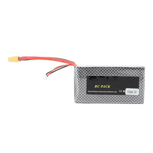Tbest RC -Auto -Lithium -Akku, 7,4 V 5500mAh Fernbedienungsauto -Lithium -Batterie -Upgrade -Teile mit 35CXT60 -Stecker für 1/10 1/18 RC Hobby Tbest RC -Auto -Lithium -Akku, 7,4 V 5500mAh Fernbedienungsauto -Lithium -Batterie -Upgrade -Teile mit 35CXT60 -Stecker für 1/10 1/18 RC Hobby von Tbest