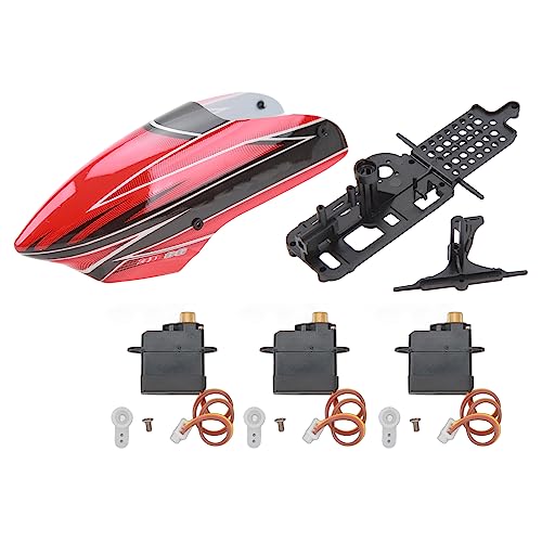 Tbest RC-Hubschrauber-Servo-Set, Getriebe, Digitaler Servomotor, RC-Hubschrauber-Ersatzteile, Zubehör für WLtoys XK K110 K110S RC-Fernbedienungshubschrauber von Tbest