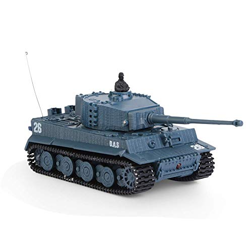 Tbest RC Panzer Fernbedienung Kampfpanzer Battle Panzer Tank Spielzeug mit Motor Turmbewegung und Soundeffekte RC Ferngesteuerter Kampfpanzer 1/72 4 Kanäle für Kinder Geschenk von Tbest