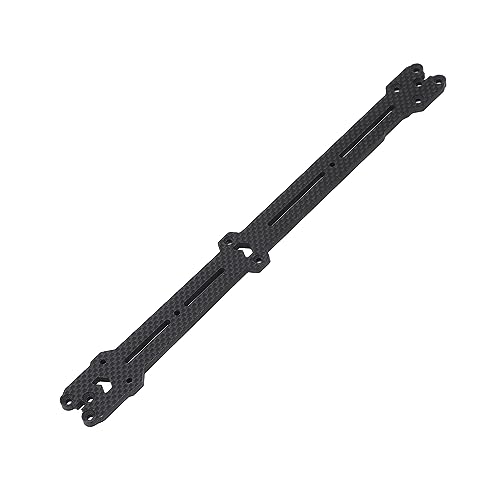 Tbest RC Second Floor Board, 265 Mm Radiofach Second Floor Board Ersatzteile Fiber Black High Strength für XV02 1/10 RC Car von Tbest